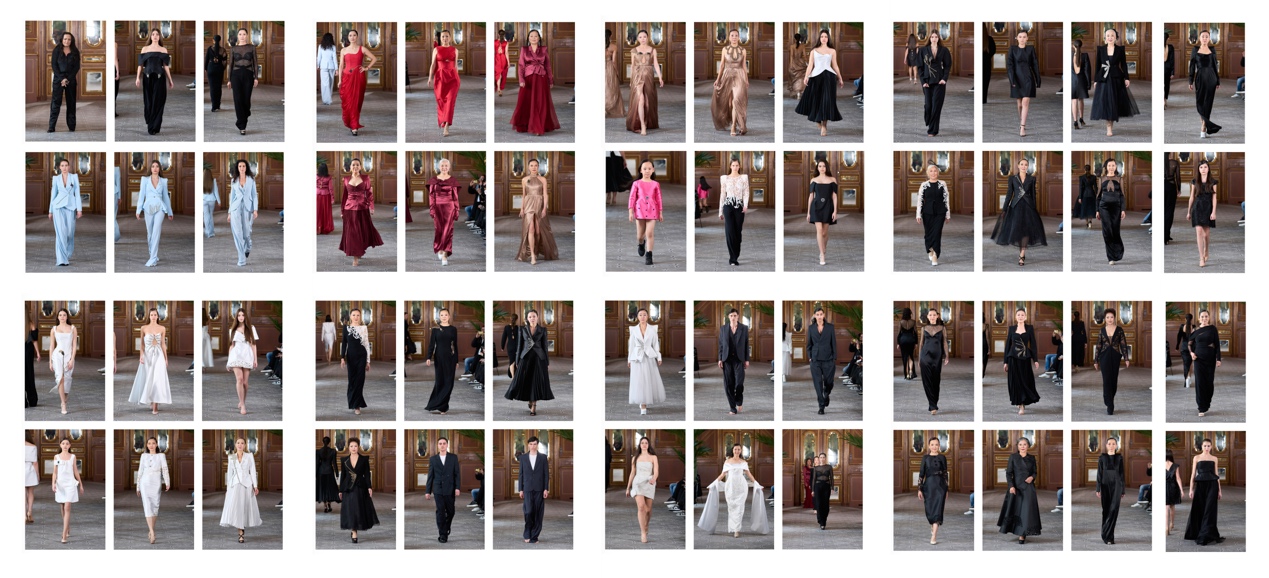 A collage of a person in different dresses

Description automatically generated